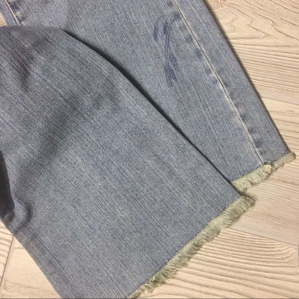 Vintage Destroyed Levi's sketched Jeans Size 5 - Picture 7 of 8